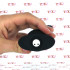 Catena anale vibrante con 6 sfere progressive in silicone nero 20 x 4 cm. - 5