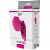 Stimola vagina e clitoride con lingue e setole in silicone magenta - 3