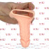 Guaina Realistica in Silicone con Anello per Testicoli 14 x 4 cm. Aumenta Lunghezza e Circonferenza - 4