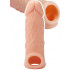 Guaina Realistica in Silicone 17 x 4 cm.con Aggancio per Testicoli  - 0