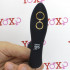 Vibratore stimolatore prostata in silicone nero ricaricabile USB 11 x 2,9 cm. - 1