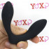 Vibratore stimolatore prostata in silicone nero ricaricabile USB 11 x 2,9 cm. - 3