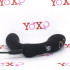 Vibratore stimolatore prostata in silicone nero ricaricabile USB 11 x 2,9 cm. - 7