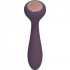 Vibratore massaggiatore riscaldante Panacea in silicone viola ricaricabile USB 17,4 x 4,7 cm. - 0