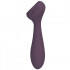 Vibratore massaggiatore riscaldante Panacea in silicone viola ricaricabile USB 17,4 x 4,7 cm. - 2