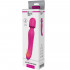 Massaggiatore e Vibratore 2 in 1 Riscaldante 23 x 4,3 cm. in Silicone Ricaricabile USB Fucsia - 5