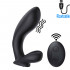 Vibratore Stimolatore Prostata con Pulsazione in Silicone Ricaricabile USB 12,3 x 3,2 cm. Nero - 0