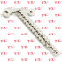 Sonda stimolatore dilatatore uretra in acciaio con rilievi stimolanti 6,2 x 0,7 cm. - 2