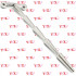 Sonda stimolatore dilatatore uretra in acciaio inossidabile a 5 sezioni 11,5 x 0,7 cm. - 2