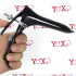 Speculum Cusco in acciaio inossidabile nero 11 x 3,5 cm. - 2
