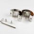 Ball stretcher in acciaio per testicoli da Fissare al Muro 3,4 cm. - 2