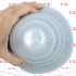 Tripole M - Cuneo Anale Gigante Effetto Metallo 18 x 11,5 cm. Grigio Chiaro - 2