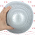 Tripole XL - Cuneo Anale Gigante Effetto Metallo 26 x 16 cm. Grigio Chiaro - 2