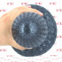 Ripple M - Cuneo Anale Gigante Effetto Ondulato 18 x 10 cm. Grigio Scuro - 2