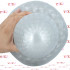 Ripple XL - Cuneo Anale Gigante Effetto Ondulato 26 x 14,5 cm. Grigio Chiaro - 2