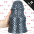 Scaly XL - Cuneo Anale Gigante Squamato 26 x 15,5 cm. Grigio Scuro - 0