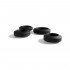 Anelli Fallici Kit di 4 Cockring Big Bulge in Silicone Nero - 1