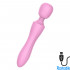 Pink Lady Massaggiatore in Silicone 21,6 x 4,2 cm. Rosa Ricaricabile con USB - 0