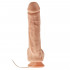 Kinky King - Vibratore Realistico Morbido e Flessibile 24 x 4,4 cm. color Carne - 4