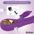Vibratore Rabbit con Spinta Doppia Pulsazione 3 Motori FLIPER USB 23 cm - 8