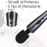 Potente massaggiatore impermeabile in silicone 30,6 cm x 5,5 cm. - 1