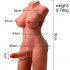 Busto Realistico LadyBoy MIAH con Dildo 17 x 4,5 cm, Vibrazione e Spinta Ricaricabile USB - 8