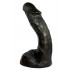 ALL BLACK Fallo Realistico Con Testicoli 23 X 5 cm. - 1