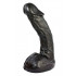 ALL BLACK Fallo Realistico Con Testicoli 27,5 x 6 cm. - 0