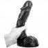 ALL BLACK Fallo Realistico Con Testicoli 27,5 x 6 cm. - 4