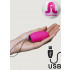 Adrien Lastic Ocean Breeze 2.0 - Ovetto Wireless in Silicone 7,5 x 3,4 cm. Ricaricabile USB Rosa - 5