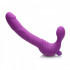 Strap On Vibrante Senza Lacci in Puro Silicone 25 X 3,8 cm. - 3