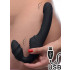 Fallo Indossabile Black in Silicone con Doppia Stimolazione - 1
