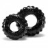 OXBALLS - Cockrings Truckt Set di 2 Nero - 0
