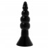Plug Anale a Sfere Progressive con Ventosa 17 x 4,3 cm. Nero - 0