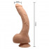Vibratore Baile Curvo con Testicoli e Ventosa 27 x 5 cm - 4