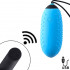 Ovetto Vibrante G4 in Silicone Azzurro Ricaricabile con USB - 0