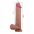 Dildo realistico con pelle scorrevole 24 x 5,5 cm. Logan - 0