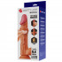 Dildo realistico con pelle scorrevole 22 x 5 cm. Maverick - 9