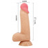 Dildo Ultra Realistico con Pelle Scorrevole 17 x 4,6 cm. - 5