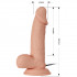 Vibratore Realistico Morbido e Flessibile 17 x 4 cm. Oliver - 7