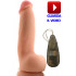 Vibratore Realistico con anche Testicoli Vibranti 23 x 5,5 - 1