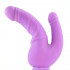 Vibratore Doppio Anale e Vaginale con 2 Motori Fucsia 14 x 4,5 e 10 x 2,5 cm. - 2