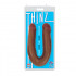 Dildo Doppio Anale e Vaginale Color Cioccolato 33 x 3,5 cm - 1