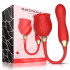Stimolatore Clitorideo Martinella con Ovetto Vibrante Ricaricabile con USB Rosso - 0