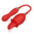 Stimolatore Clitorideo Martinella con Ovetto Vibrante e Oscillante Ricaricabile con USB Rosso - 2