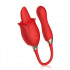 Stimolatore Clitorideo Martinella con Ovetto Vibrante e Oscillante Ricaricabile con USB Rosso - 4