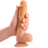 Fallo Ultra Realistico Cloud con Testicoli 21 x 4,5 cm. color Carne - 0