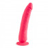 Dildo realistico Silicone E11 19 x 4,3 cm con Ventosa Fucsia - 1