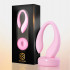 Vibratore per coppia in silicone rosa ripiegabile ricaricabile USB con telecomando wireless - 6