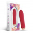Vibratore Dawel in Silicone 11,5 x 3 cm Ricaricabile con USB Rosso - 2
